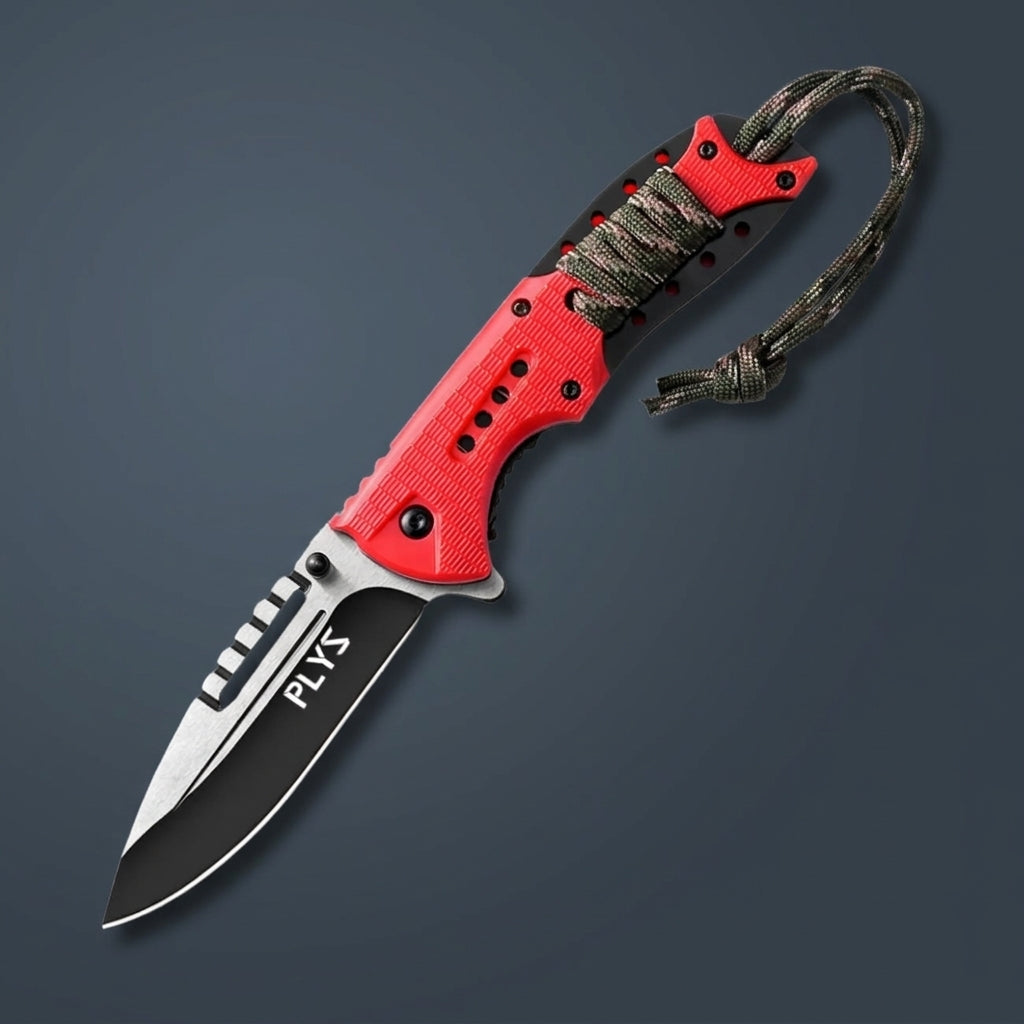 Couteau de Survie Pliant Lame Inox