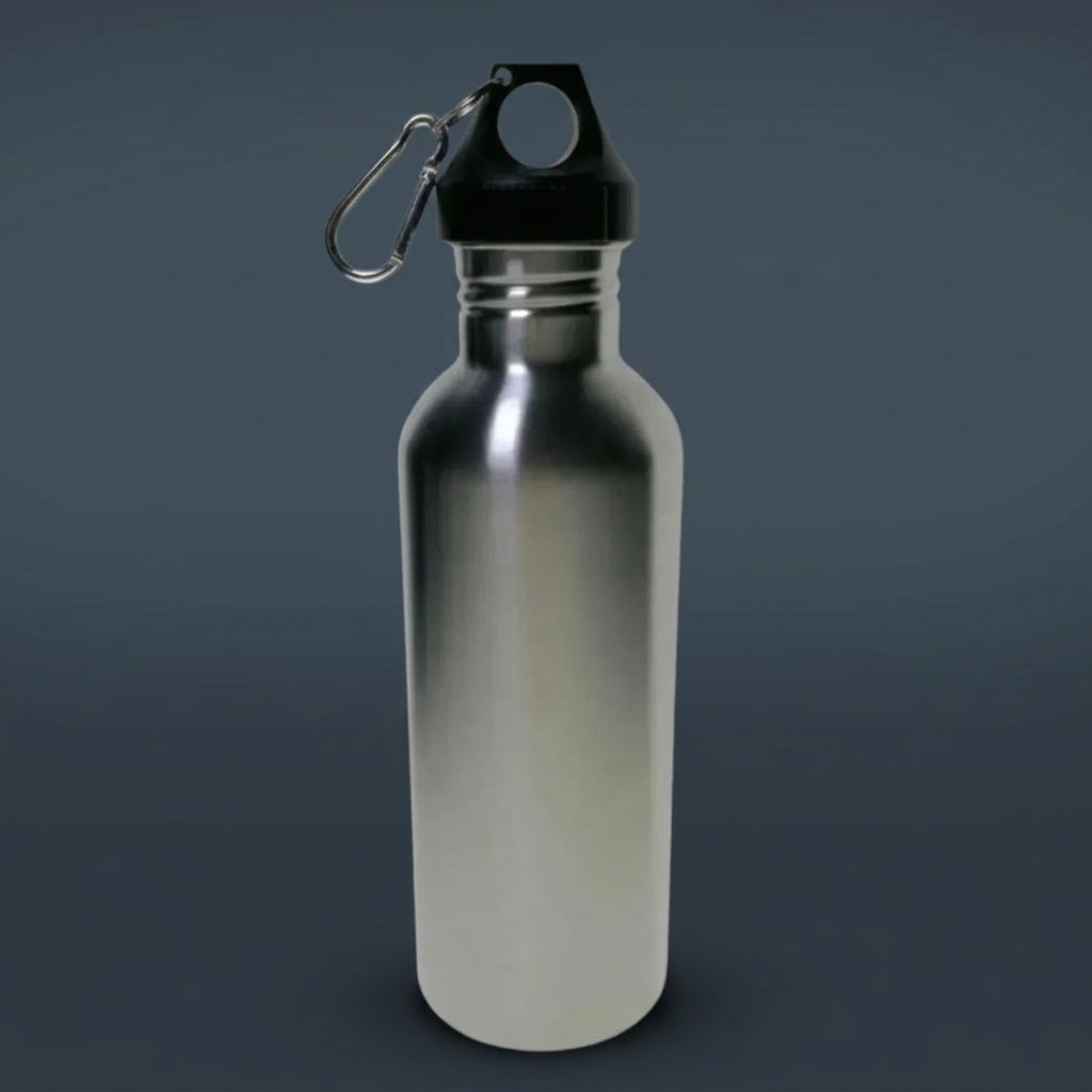 Gourde Inox 750 ml avec Mousqueton