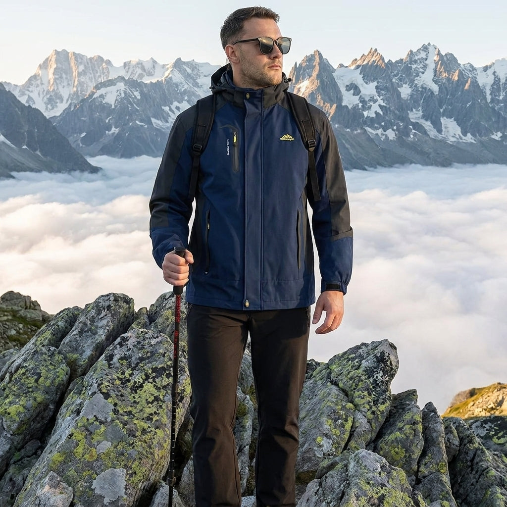 Veste Chaude Randonnée Homme Imperméable