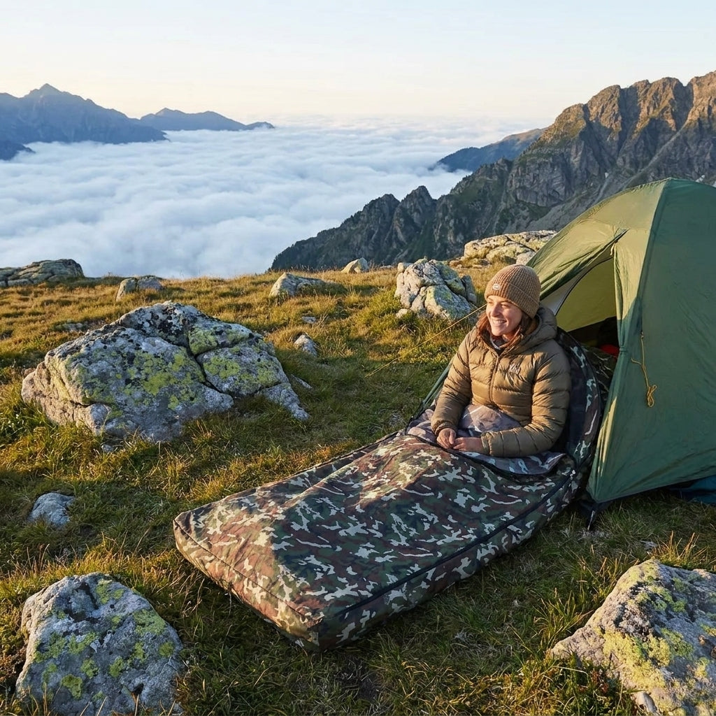 Sac de Couchage Trekking Camouflage