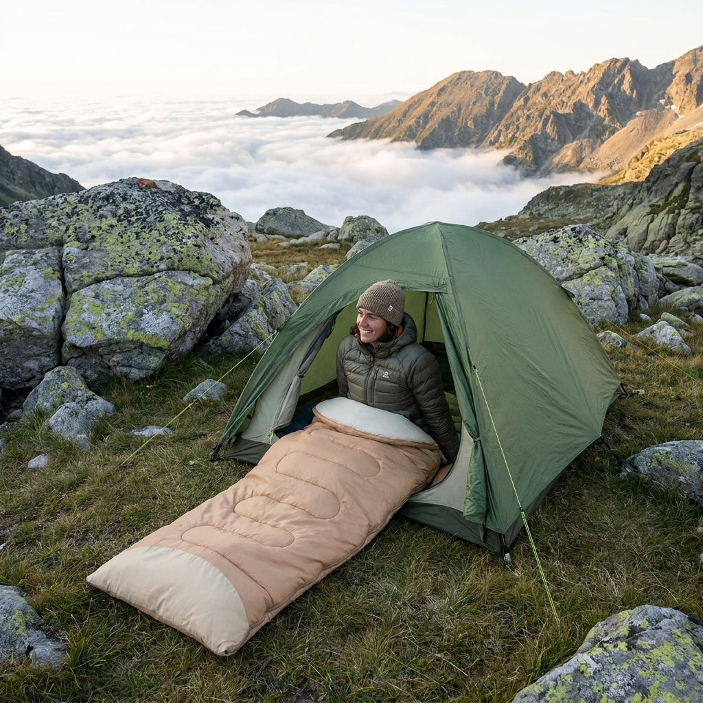 Sac de Couchage Léger Trekking Imperméable