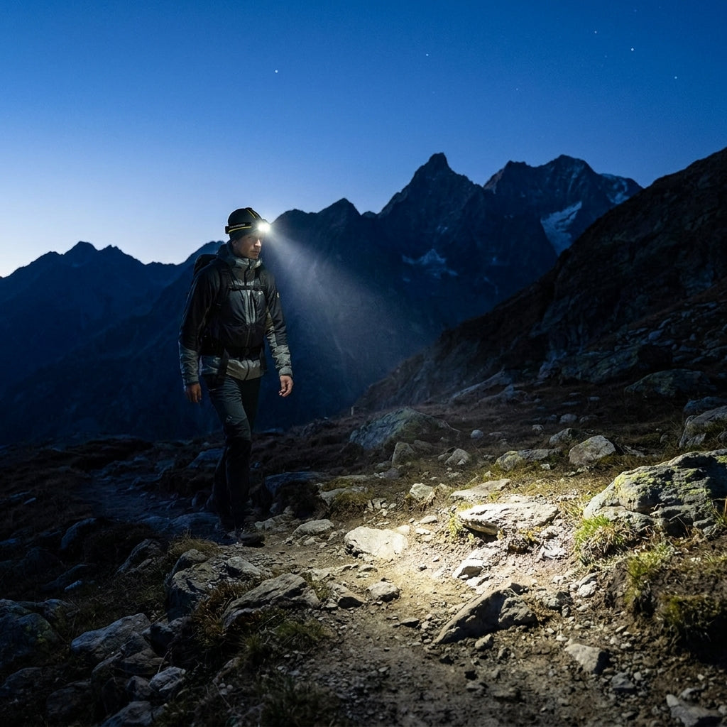 Lampe Frontale Rechargeable 1400 Lumens