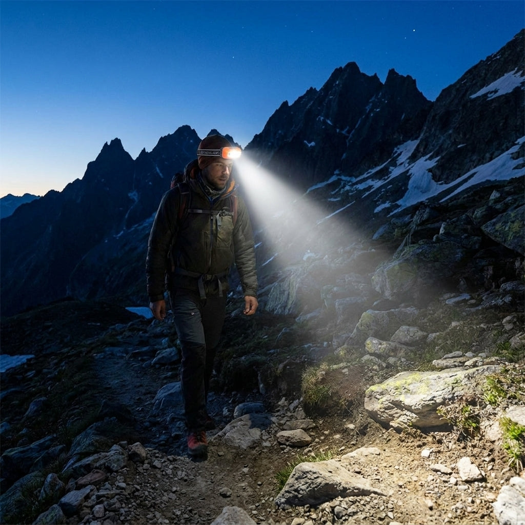 Lampe Frontale Rechargeable 350 Lumens