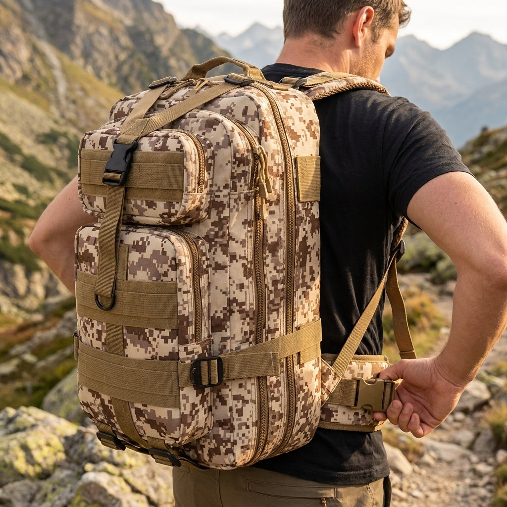 Sac à Dos Militaire 30L Camouflage