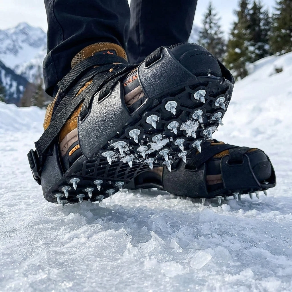Crampons Neige 32 Pointes pour Chaussures