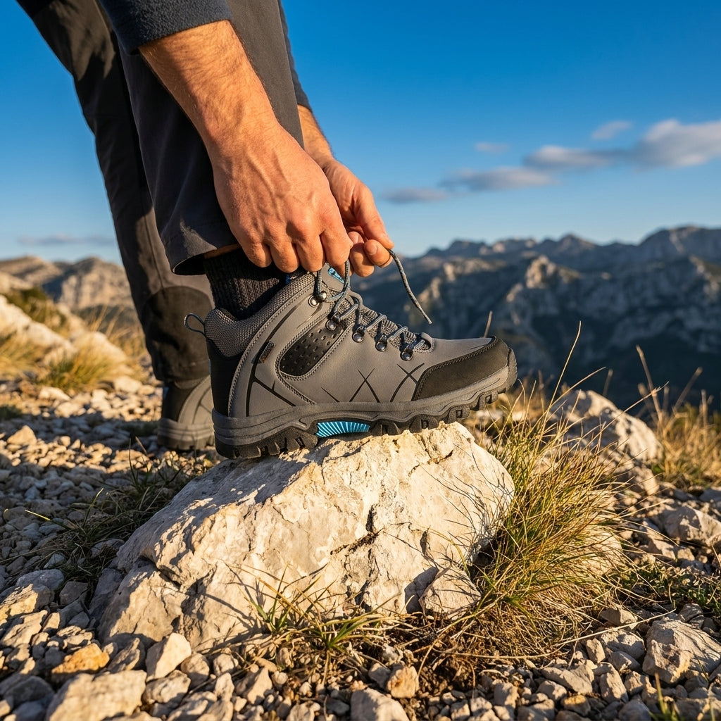 Chaussures de Randonnée Cuir Homme Montantes