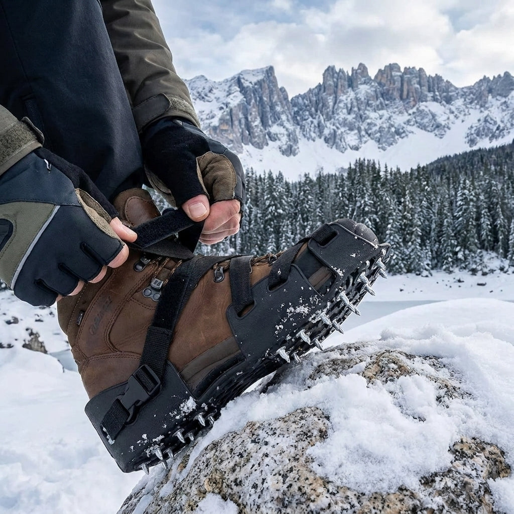 Crampons Neige 32 Pointes pour Chaussures