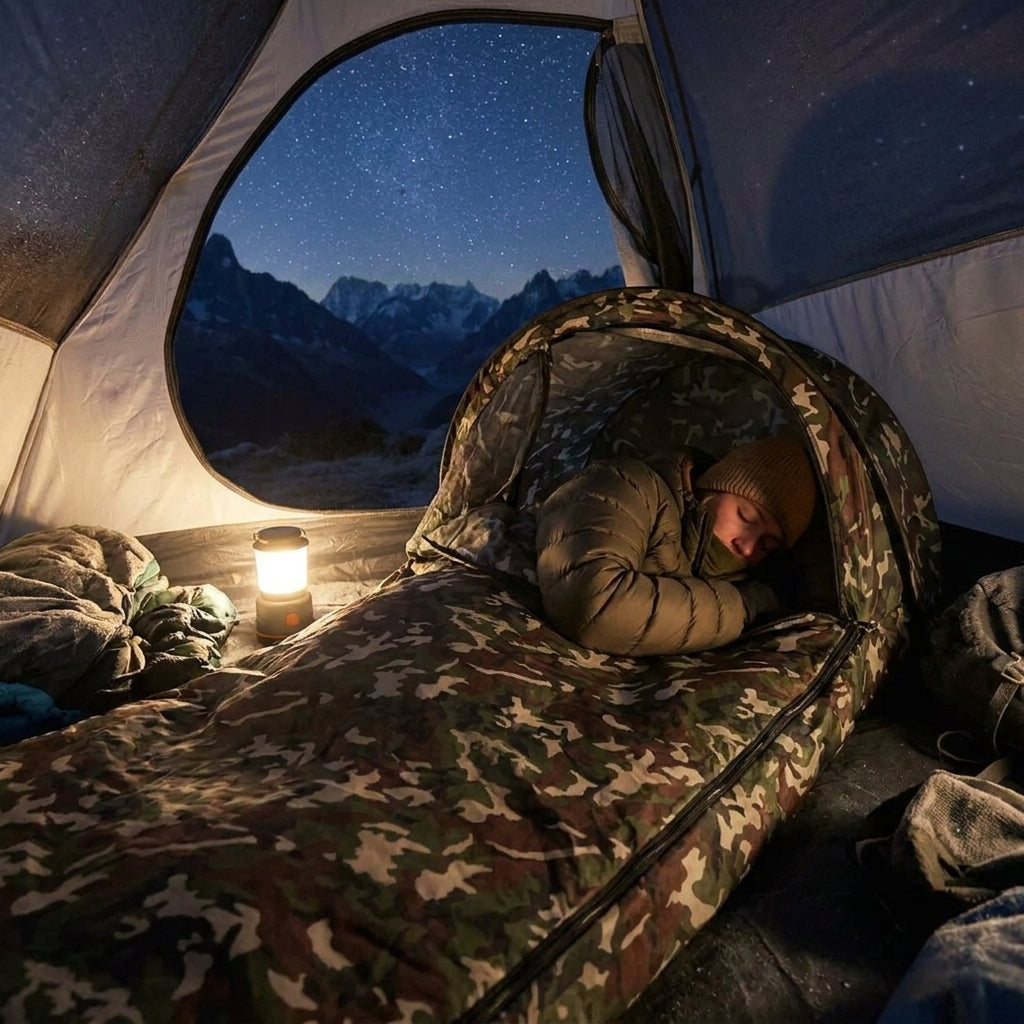 Sac de Couchage Trekking Camouflage