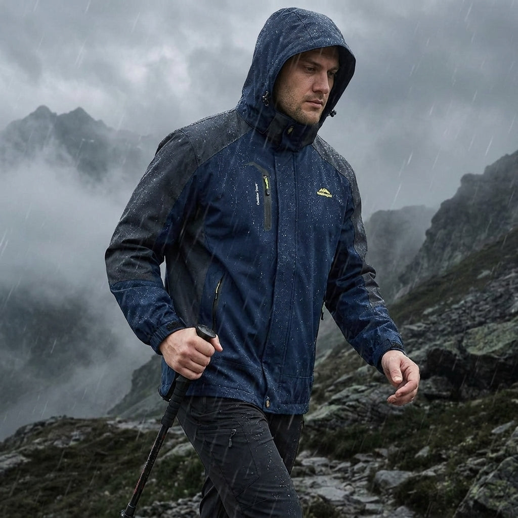 Veste Chaude Randonnée Homme Imperméable